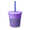 Universal Straw Cup 8Oz 1 Pack, Purple Cup