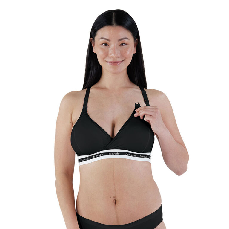 Bravado Designs Soutien-gorge d’allaitement Original, Noir, Grande