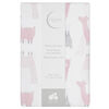 Just Born Dream Ombre Fitted Crib Sheet Pink Llama