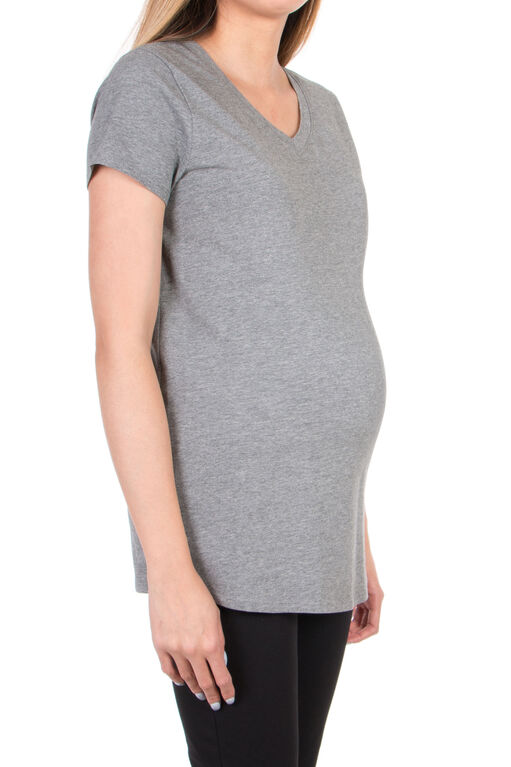 Koala Baby T-shirt de maternité - charbon, Petite.