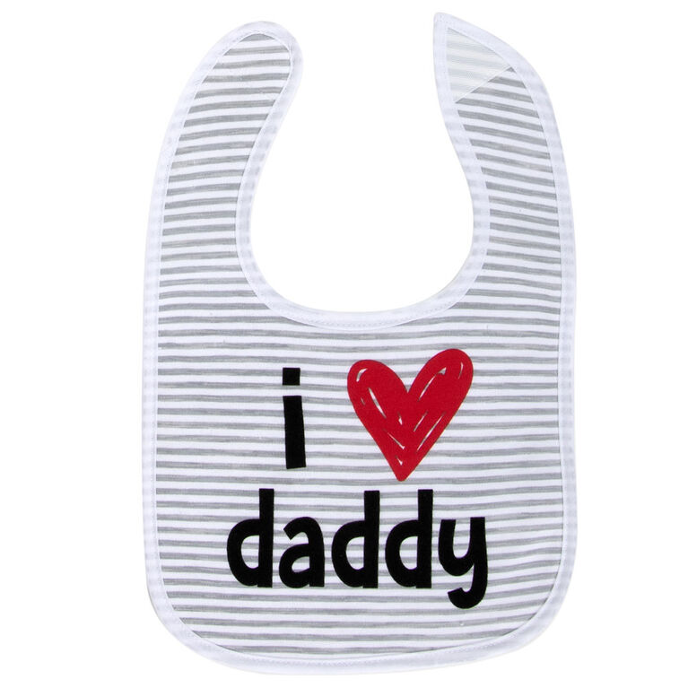 Baby Essentials - I Love Mommy Bib 3Pk