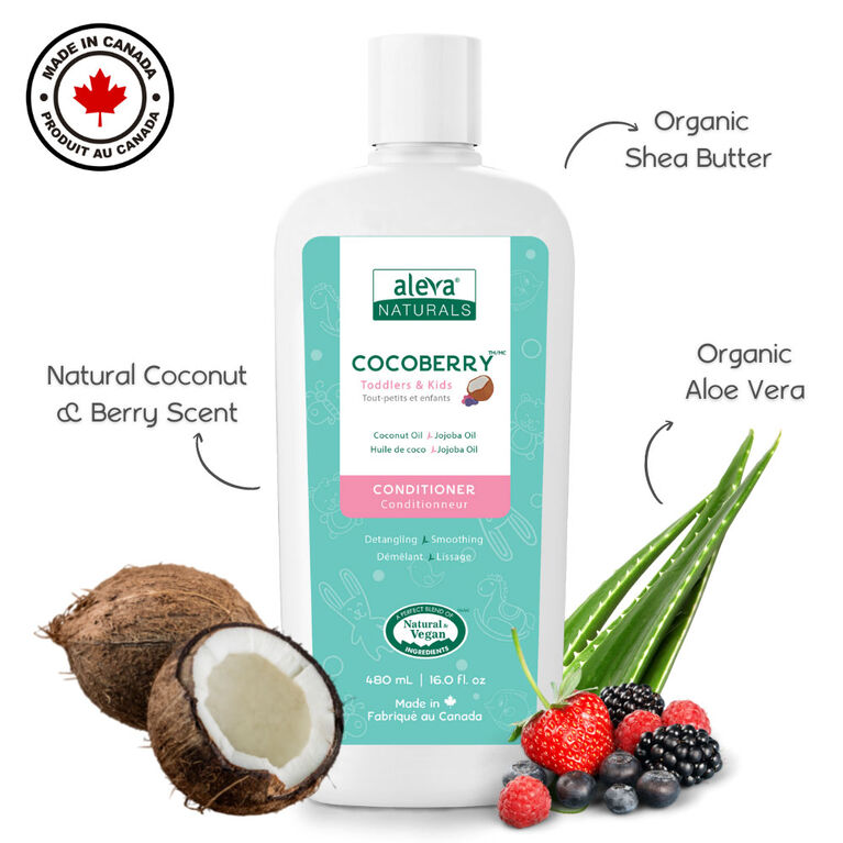 Aleva Naturals Cocoberry tout-petits et enfants conditionneur