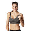 Bravado Designs Body Silk Seamless Yoga Nursing bra - Charcoal Heather, X-Large