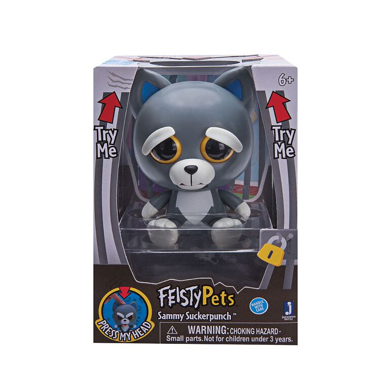 Feisty Pets 4" Vinyl Sammy Suckerpunch Husky