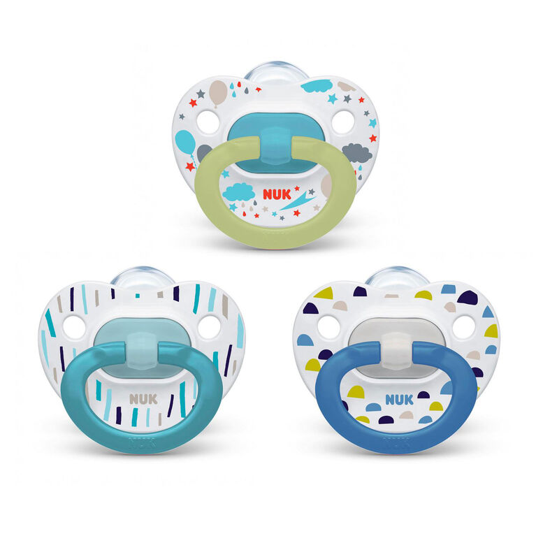 NUK Comfy Lot de 5 tétines orthodontiques 0-6 mois 