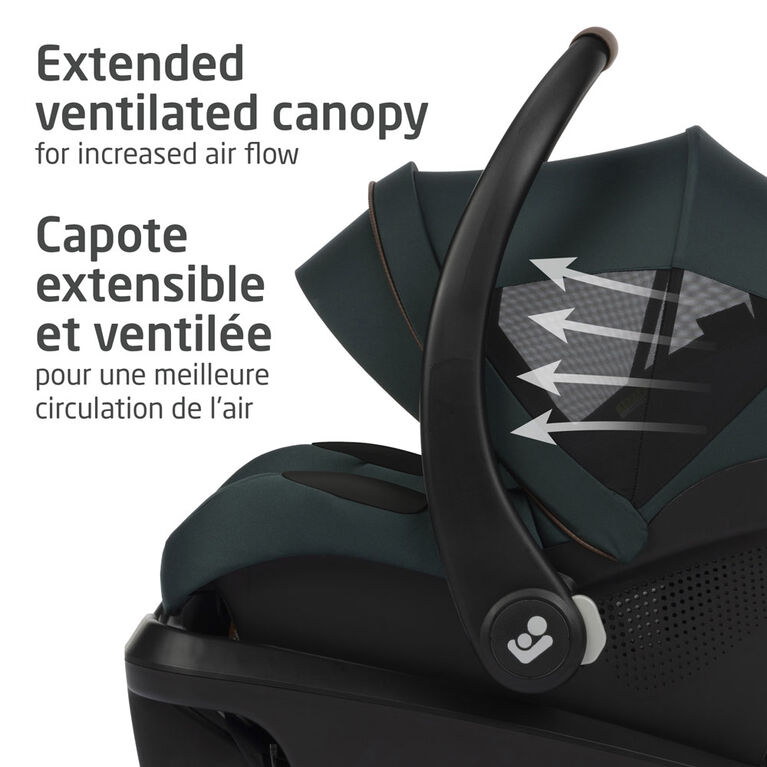 Maxi Cosi Mico Luxe+ Infant Car Seat - Twillic Green