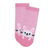Small Wonder - Infant Sock, Pink Bunny 12-24M
