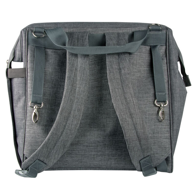 Metrö - Convertible Diaper Backpack - Charcoal