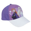 Disney Elsa And Anna Kids Baseball Cap With White Brim Purple