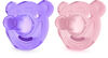 Philips AVENT Suce SoothieShapes à 3m+, Orthodontiques et sans BPA, Paquet de 2 - rose/violet.