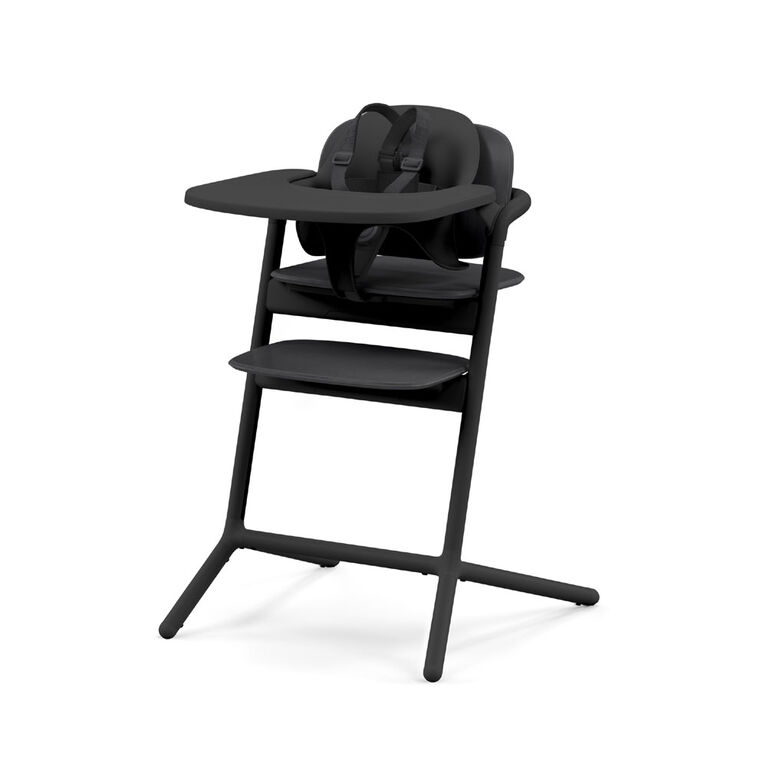 Chaise haute LEMO 3-en-1 - Noir