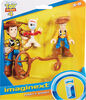 Imaginext Disney Pixar Toy Story 4 Pack de 2 Figurines Woody et Fourchette