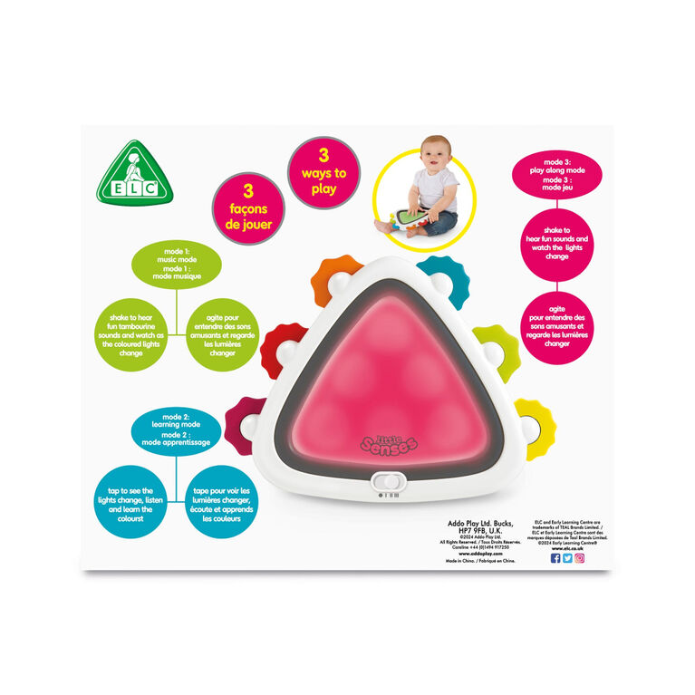 Early Learning Centre Little Senses Shake and Play Tambourine - R Exclusive Early Learning Centre Little Senses Shake and Play Tambourine - R Exclusive