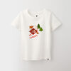 18-24m t-shirt imprimé à manches courtes - crème