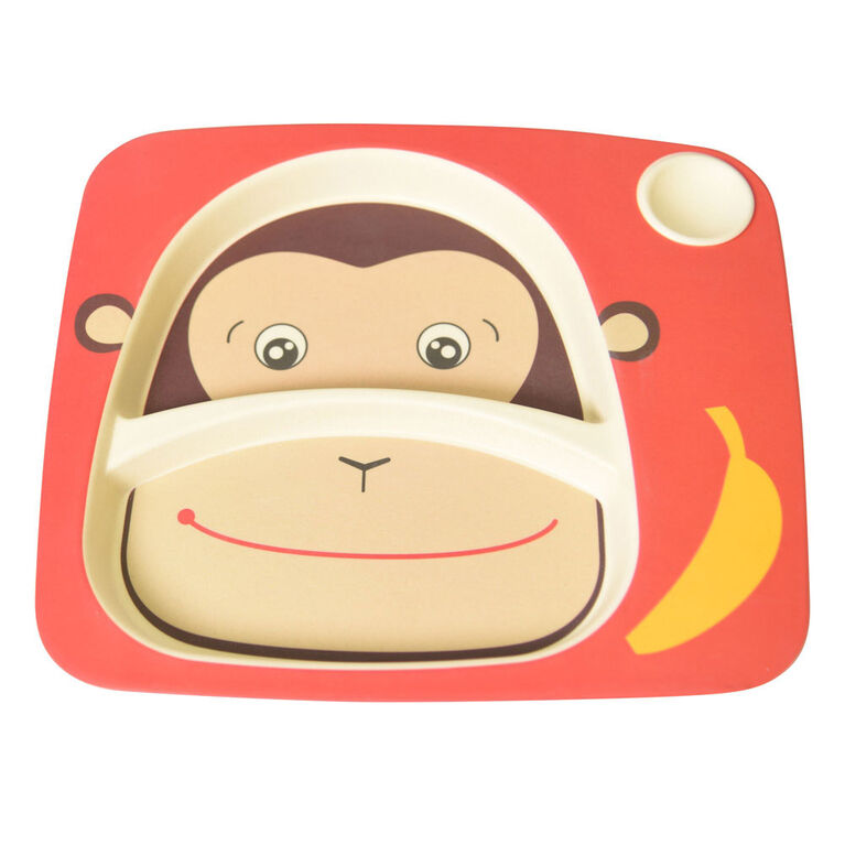 Safety 1St Bamboo Feeding Giftset-Monkey