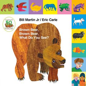 Lift-the-Tab: Brown Bear, Brown Bear, What Do You See? 50th Anniversary Edition - Édition anglaise