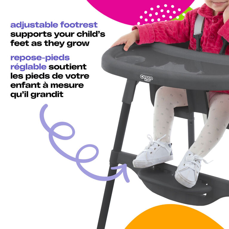 Chaise haute Canteen de Cosco Kids - Grise