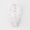 simple diaper shirt pack , size 6-9m - White