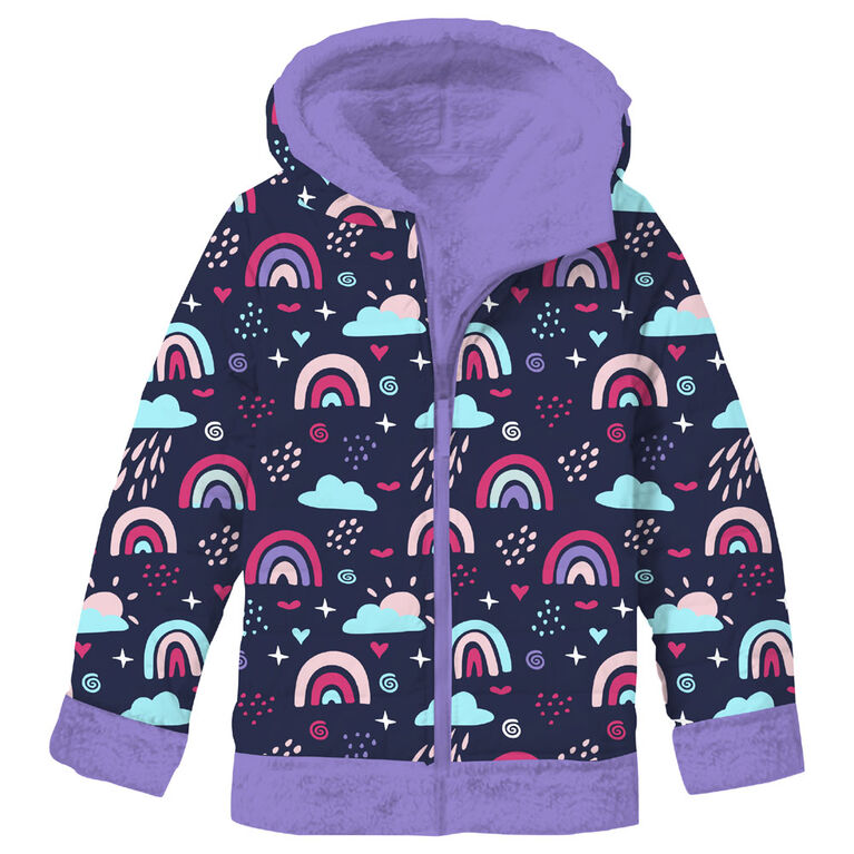 Chemistry - Reversible Jacket - Rainbows - Purple - 4T