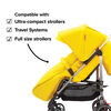 Diono All Weather Stroller Footmuff, Universal Fit from Baby to Toddler With Cozy Super Soft Padding, Weatherproof, Water Resistant Lining, Yellow Sulphur