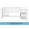 Storkcraft Pacific 4-in-1 Convertible Crib and Changer - White.