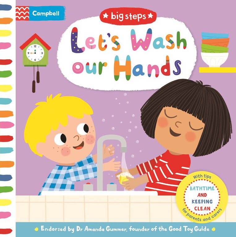 Big Steps: Let's Wash Our Hands - English Edition