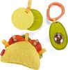 Coffret-cadeau Mardi tacos de Fisher-Price, 3 jouets à thème de l'alimentation pour bébé