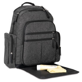 Sac a couches avec bretelles Places & Spaces de Baby Boom - Charbon