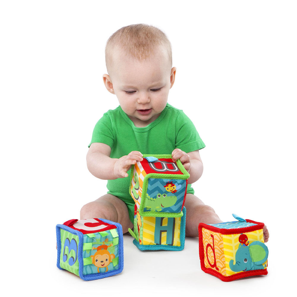 bright starts grab and stack blocks
