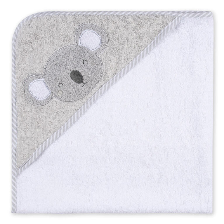 Koala Baby - Serviette à capuche tissée ours - Lot de 2