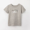 little styler graphic tee, 12-18m - grey grindle
