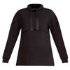 Motherhood -  Long Sleeve Scuba Funnel Nursing Top - Black - XL
