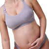 Bravado! Designs Soutien-gorge sport à faible impact pour la maternité et l’allaitement Tranquil, Grey Orchid, Petite