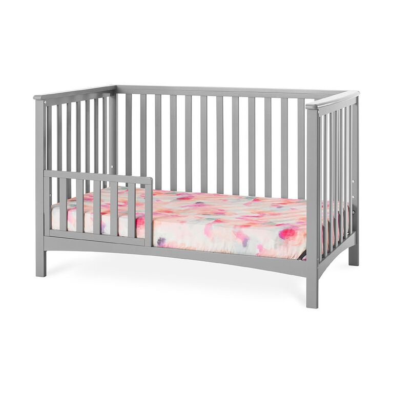 Forever Eclectic by Child Craft London 4-in-1 Convertible Crib, Cool Gray