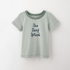 3-6m t-shirt imprimé à manches courtes - feuille