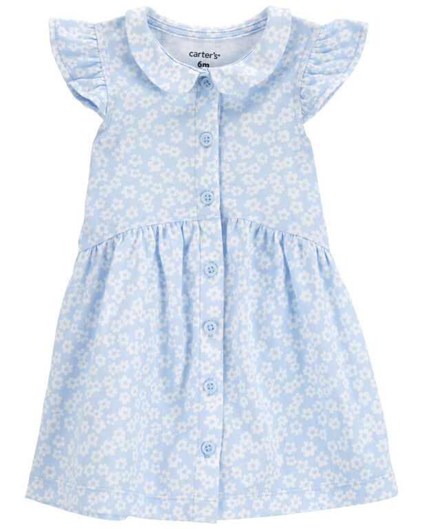 Carter's Floral Button Front Dress 24M