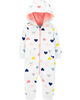 Carter's - 24 Months - Jumpsuit Hearts