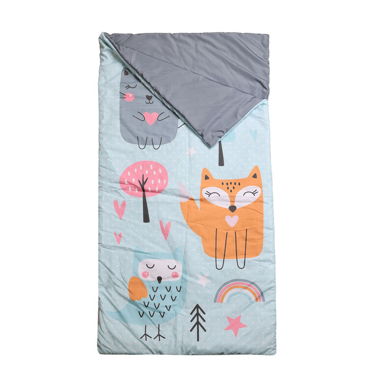 Kids Slumber Bag, Woodland Fun