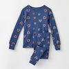 12-18m pyjama deux pièces à manches longues - imprimé marine