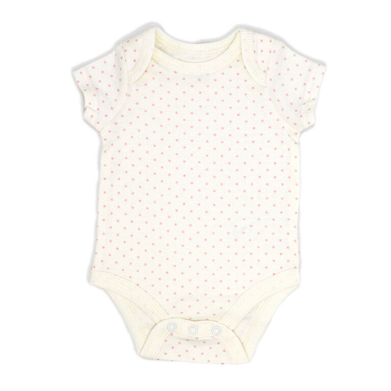 Baby Mode 3 Piece Ribbed Velour Varsity Set: Pink Rainbow Bunny  6M