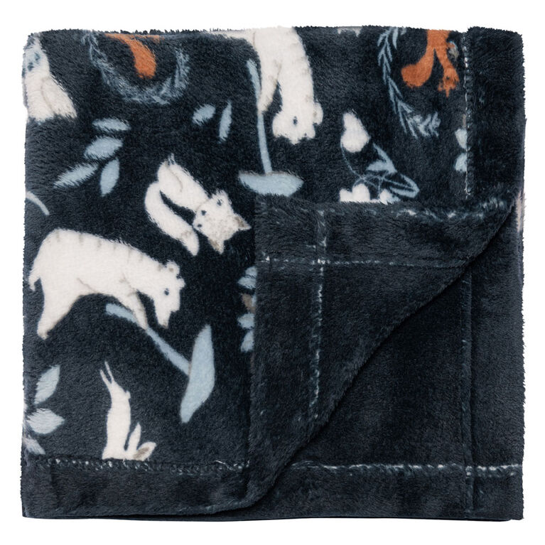 Perlimpinpin Couvertures en peluche For&ecirc;t