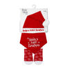 Baby Mode Baby's First Christmas - Red Snowflake 3 Piece Set