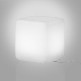 Sweedi Lighted Nightstand White