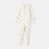 doux pyjama une pièce, 9-12m - blanc