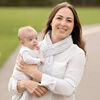 3-in-Nursing Scarf Grey Baby's Breath