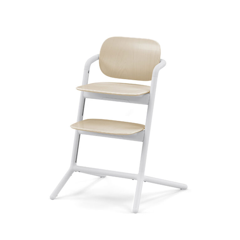 Chaise haute LEMO 3-en-1 - Blanc sable