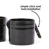 Diono Car Seat Cup Holders for Radian, Everett and Rainier Car Seats, Pack of 2 Cup Holders, Black