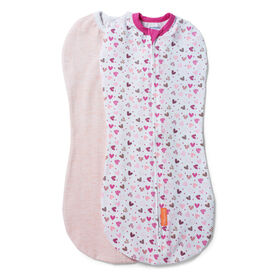 SwaddleMe® 2PK Sac de nuit MON PETIT COEUR ÉTAPE 1