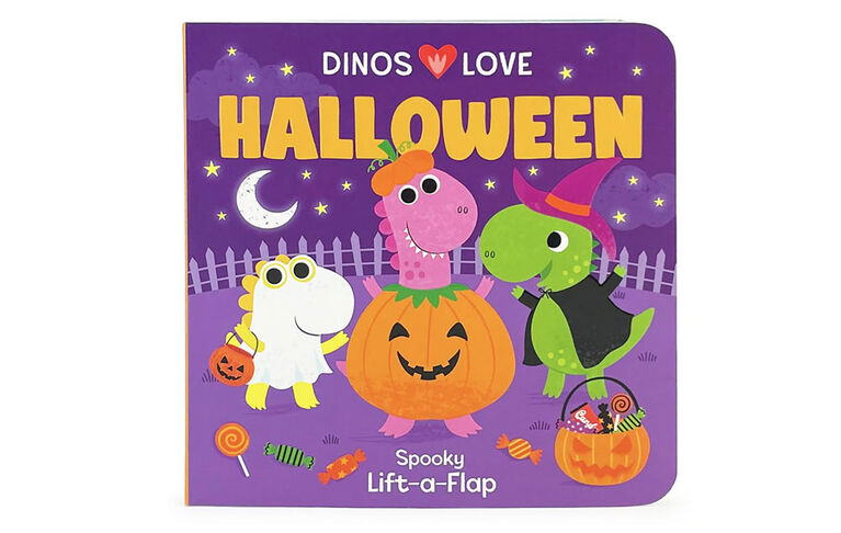 Dinos Love Halloween - English Edition
