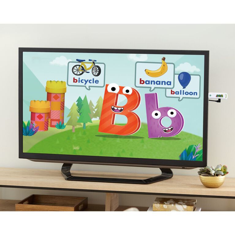LeapFrog L'aventure LeapLand- Edition anglaise, Jeu vidéo d'apprentissage pour téléviseur, contrôleur sans fil avec clé de jeu HDMI brancher